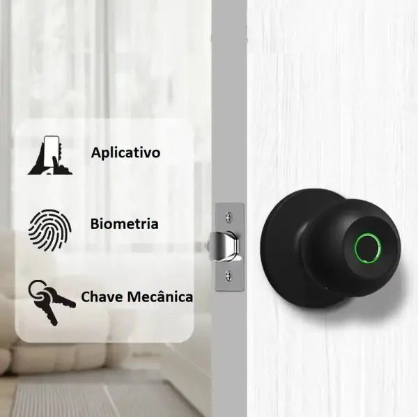 Maçaneta Eletrônica Digitale Inteligente-Biometria